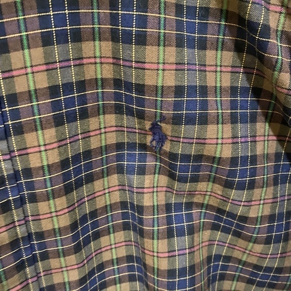 Ralph Lauren Classic‎ Fit Button Front Men's Shirt- Size Large - Picture 5 of 6